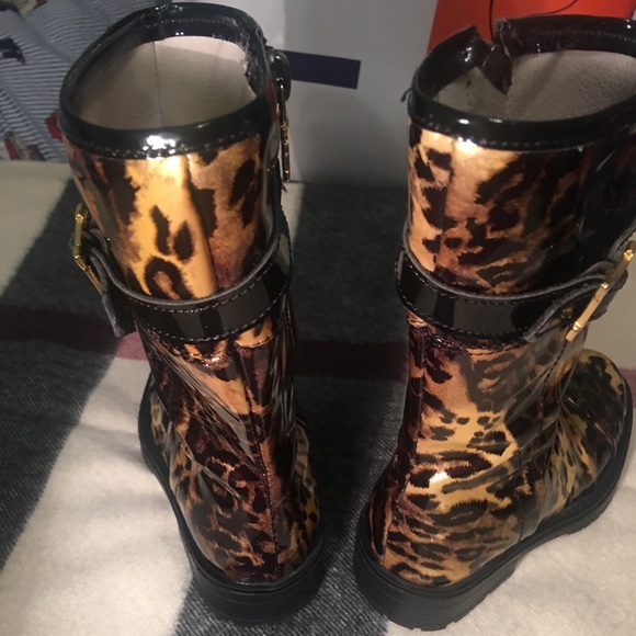 Laura Biagiotti leopard Italian leather boots - Picture 7 of 8